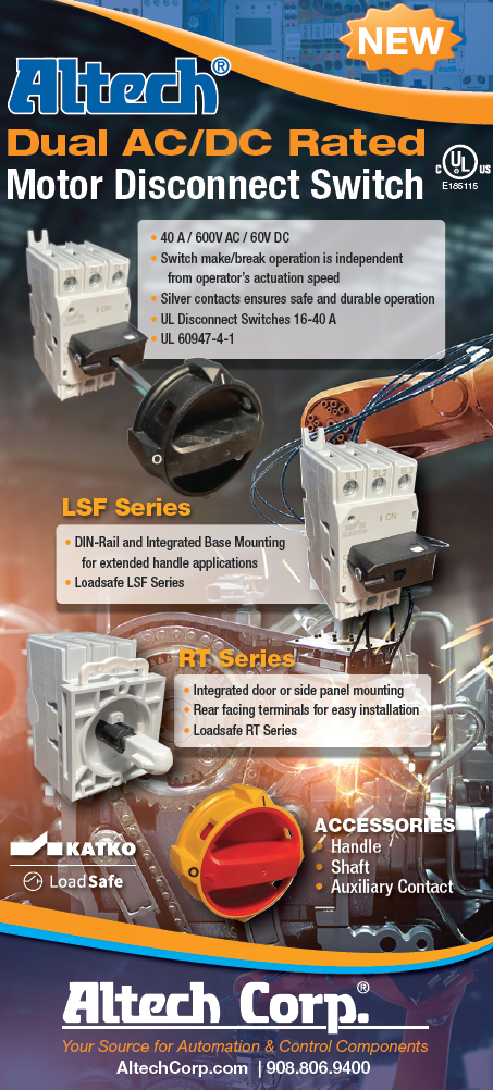 Altech Dual Rated Motor Disconnects